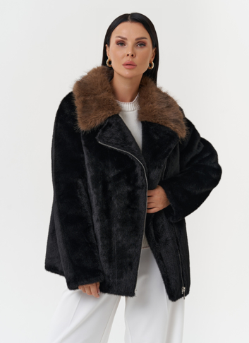 Куртка "косуха" из эко меха