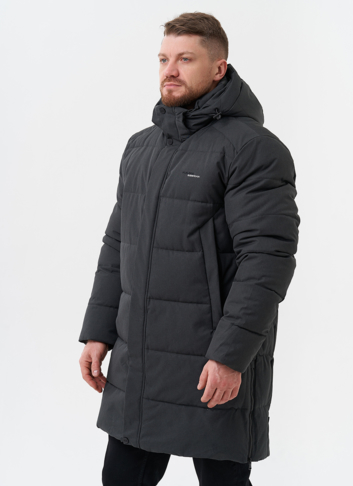 Мужской пуховик с капюшоном 