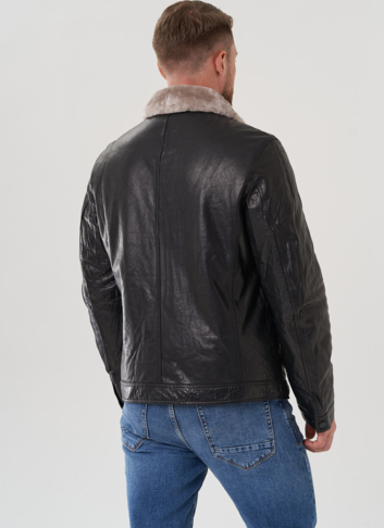 Куртка мужская из натуральной кожи 