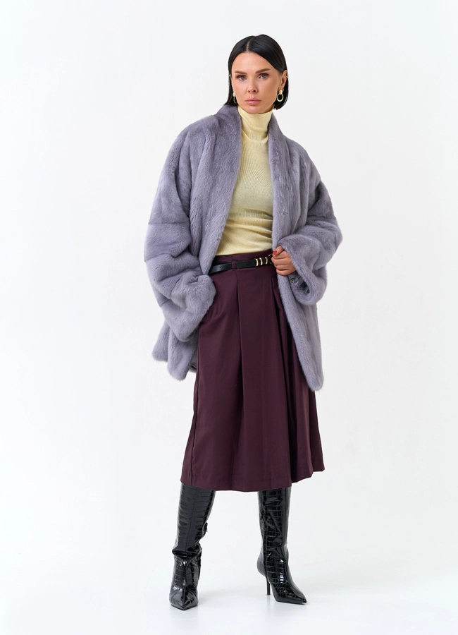 Женская шуба из меха норки модель № 33905 универмаг малина фото