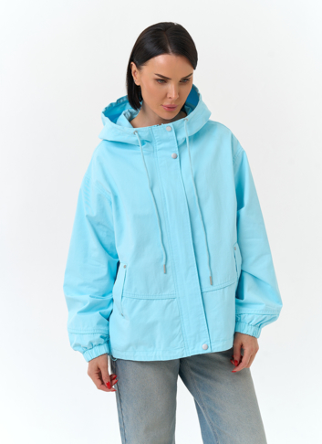 Женская ветровка с капюшоном 