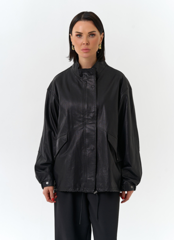 Женская куртка из натуральной кожи 