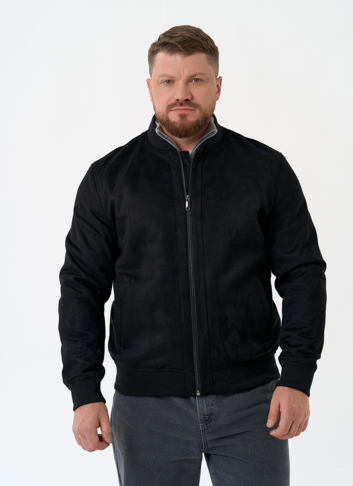 Мужская куртка бомбер из эко замши Мужская куртка бомбер из эко замши
